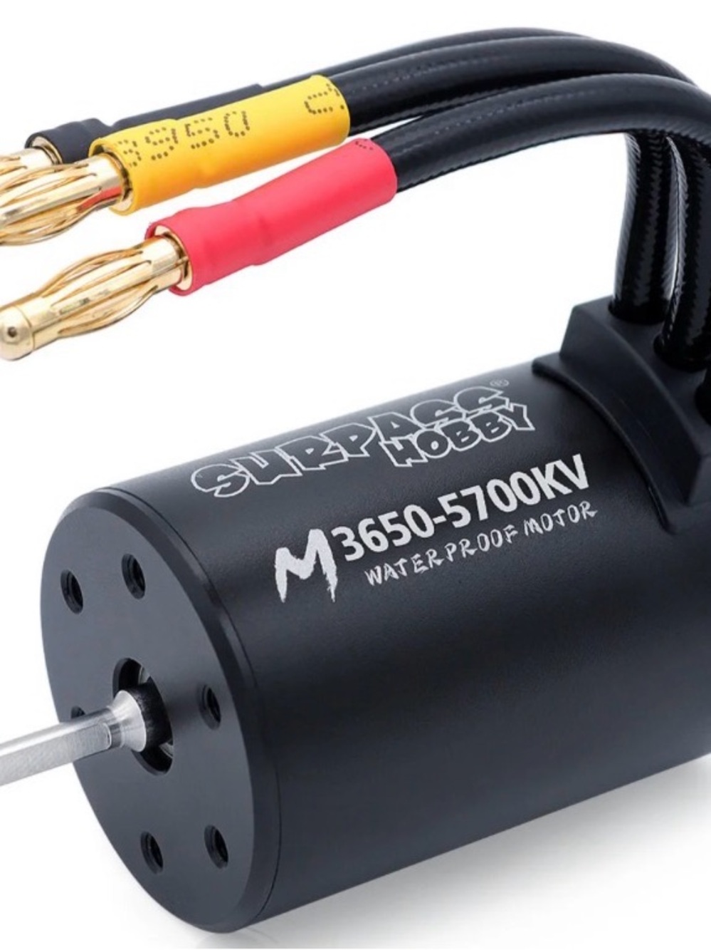 SurpassHobby 3650 5700KV Brushless Motor High Speed Waterproof Shaft 3.17mm